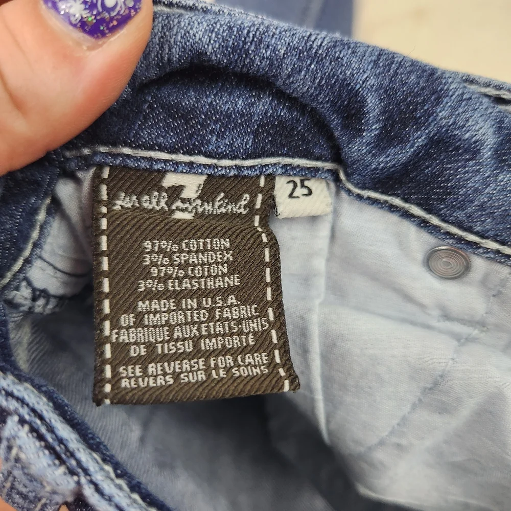 7 For All Mankind Jeweled 